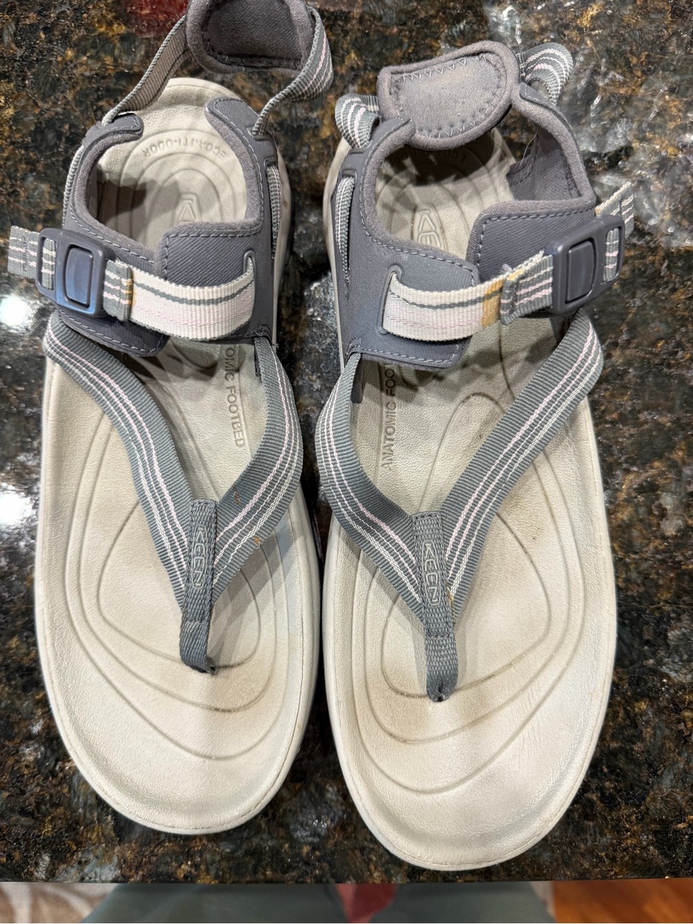 Keen Terradora ll Gray and Cream Outdoor Sport Sandals